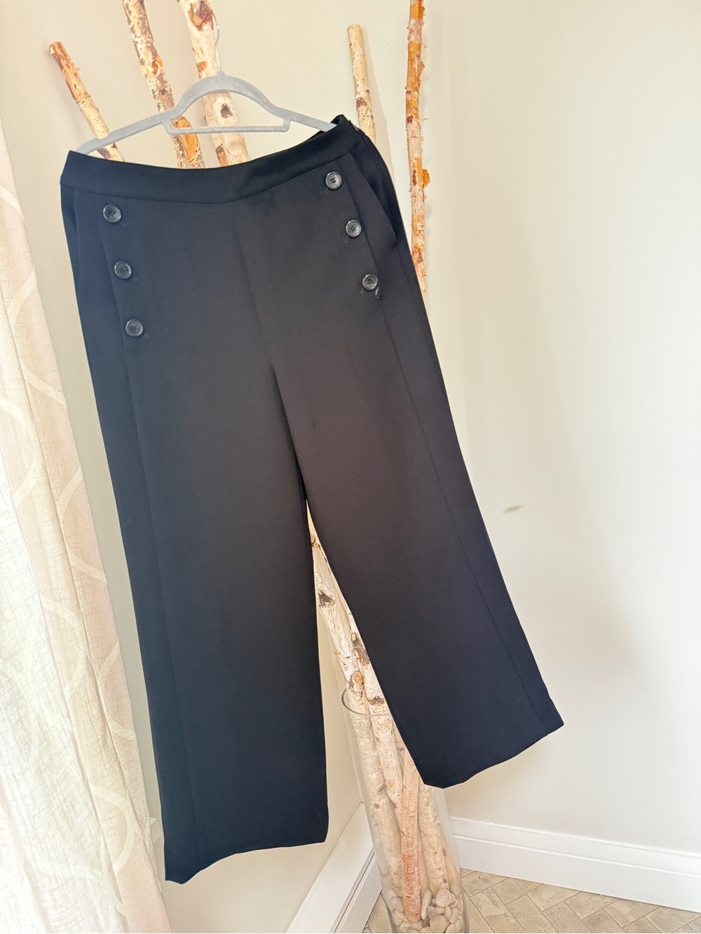 DKNY Wide-Leg Sailor Pants